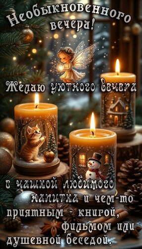 Открытка Добрый вечер