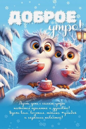 Открытка Доброе утро