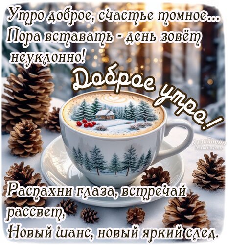 Открытка Доброе утро