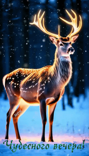 Анимированная открытка Чудесного вечера!
