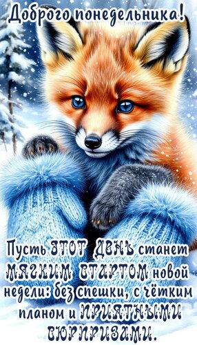 Открытка Понедельник