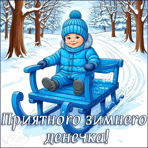 Открытка Приятного зимнего денечка!