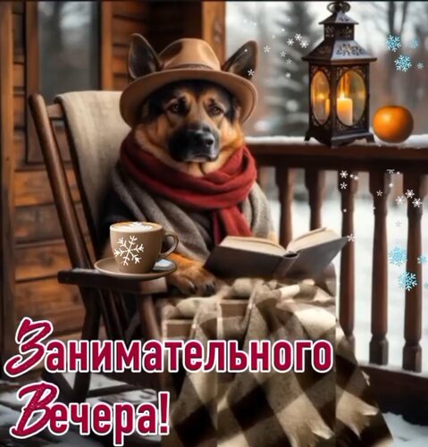 Открытка Занимательного вечера