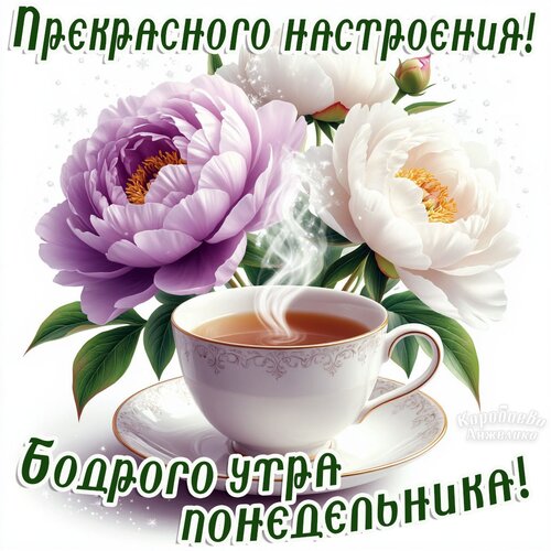 Открытка Понедельник