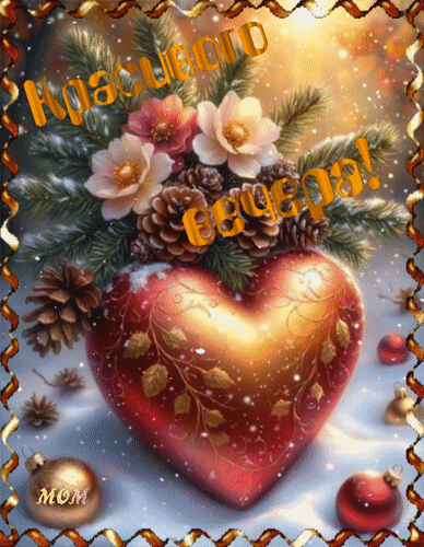 Анимированная открытка Красивого вечера!