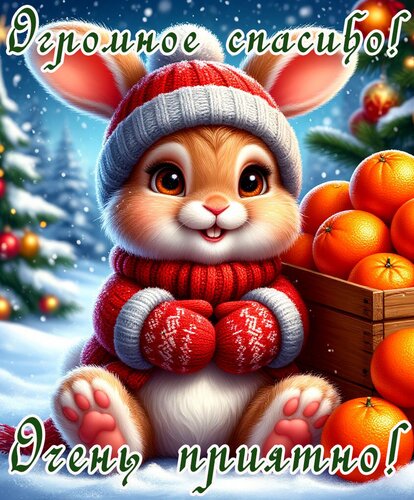 Открытка Спасибо