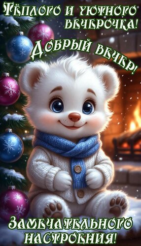 Открытка Добрый вечер