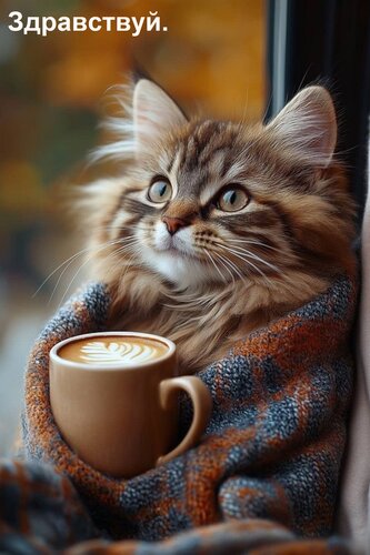 Открытка Здравствуй.