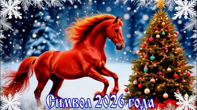 Открытка Символ 2026 года