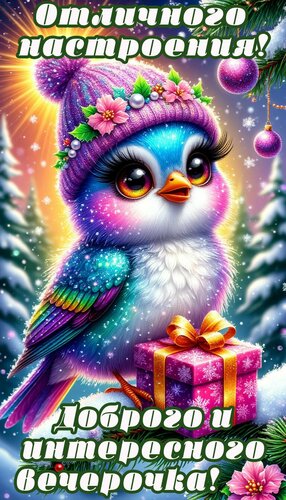 Открытка Добрый вечер