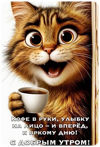 Открытка Доброеутро!
