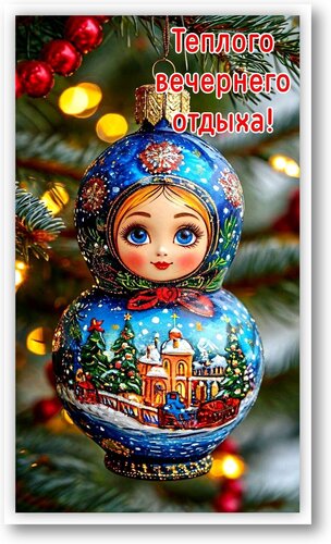 Открытка Теплого вечернего отдыха