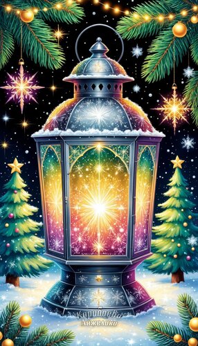 Открытка Новый год