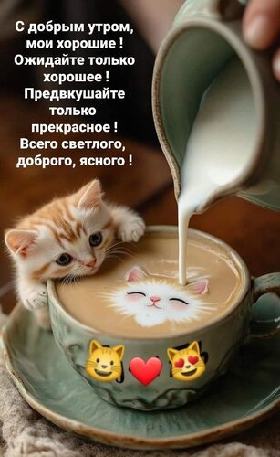 Открытка С добрым утром