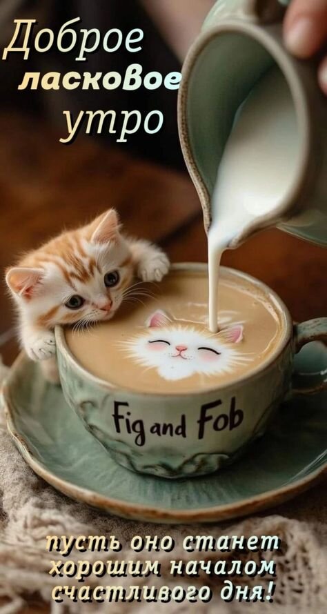Открытка Доброе ласковое утро