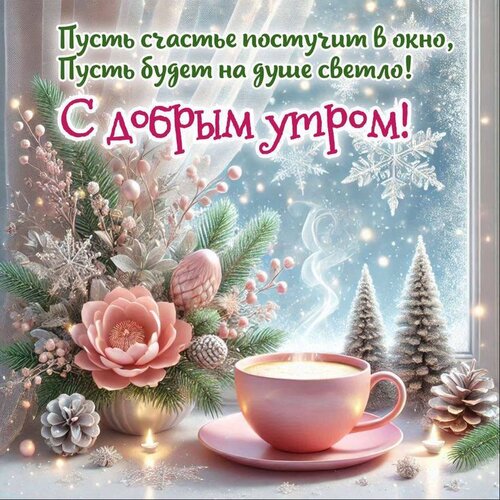 Открытка С добрым утром