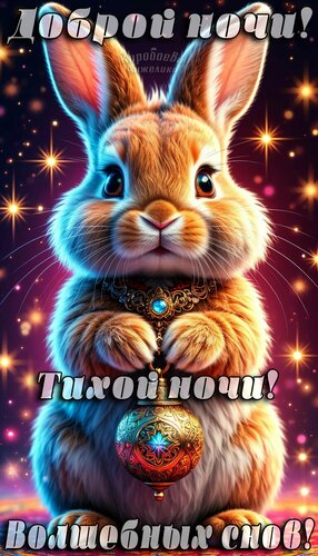 Открытка Спокойной ночи