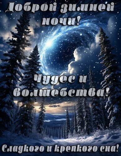 Открытка Спокойной ночи