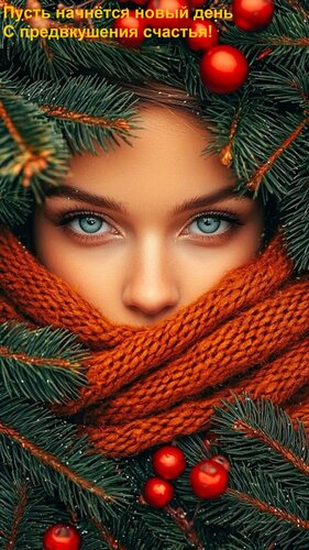 Открытка Пусть начнётся новый день с предвкушения счастья!