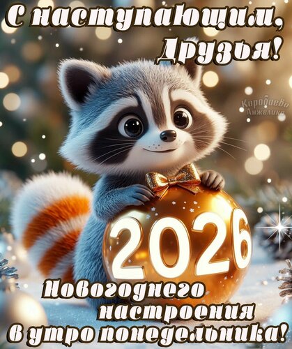 Открытка Понедельник