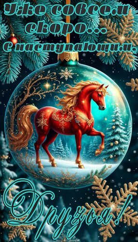 Открытка С наступающим Новым Годом!