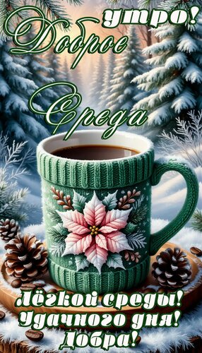 Открытка Утро среды