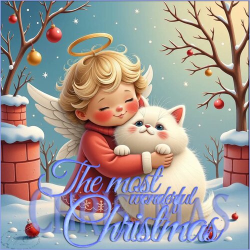 Открытка Чудесного рождества