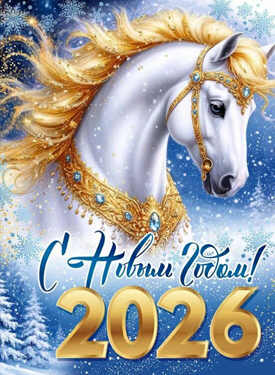 Открытка С Новым 2026 годом!