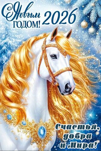 Открытка С Новым 2026 годом!
