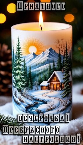 Открытка Добрый вечер