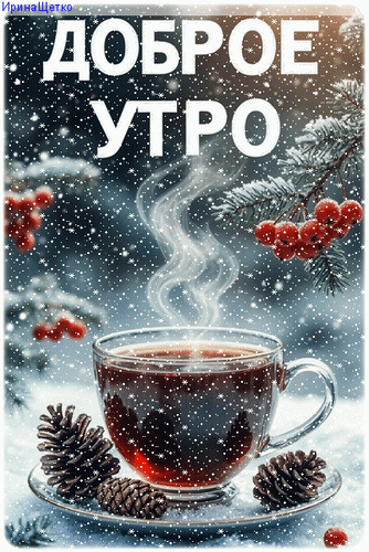 Анимированная открытка Доброе утро!