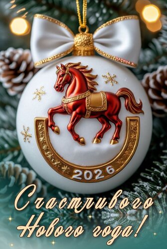 Открытка Счастливого Нового года!