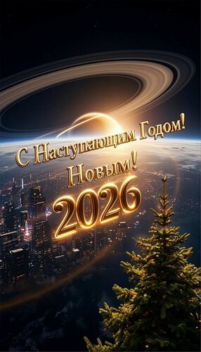 Открытка С наступающим Новым годом!