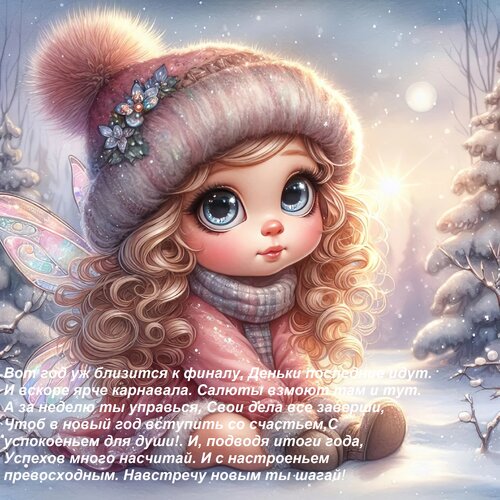 Открытка Вот год уж близится к финалу, деньки последние идут. И вскоре ярче карнавала салюты взмоют там и тут