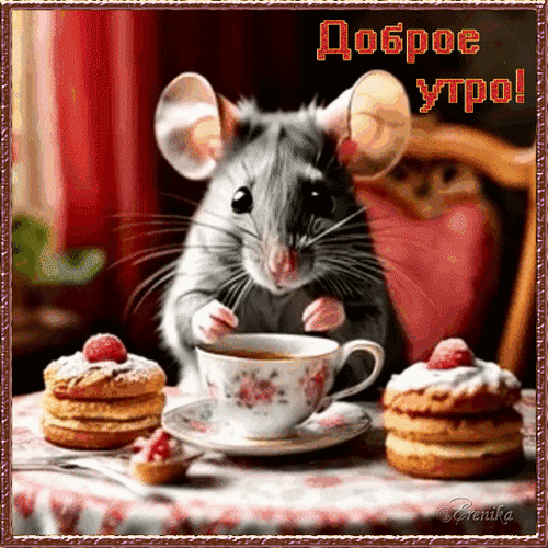 Анимированная открытка Доброе утро!