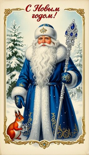 Открытка Новый год