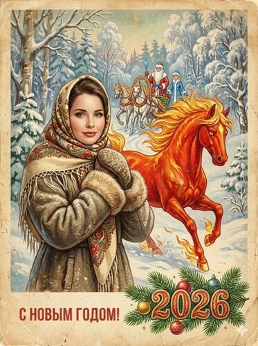 Открытка С Новым годом!