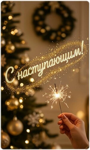 Открытка С наступающим!