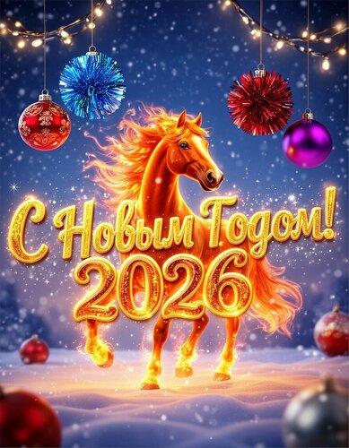 Открытка Новый год