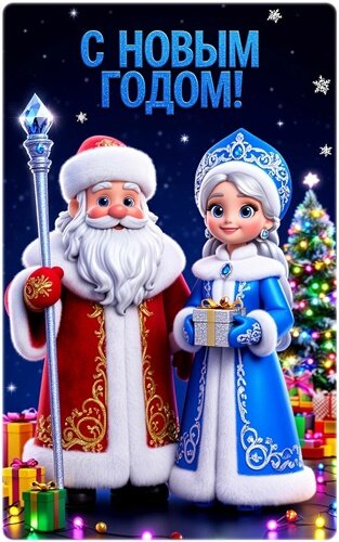 Открытка С Новым годом!
