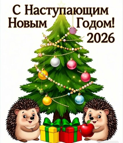 Открытка С наступающим Новым годом!