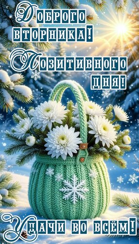 Открытка Вторник