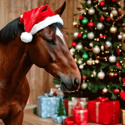 Анимированная открытка С наступающим Новым годом!