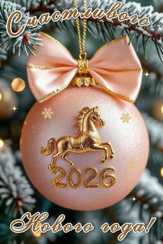 Открытка Счастливого Нового ГОДА!