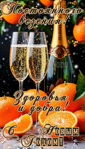 Открытка Новый год