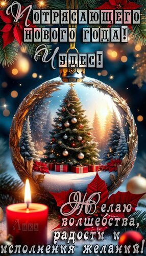 Открытка Новый год
