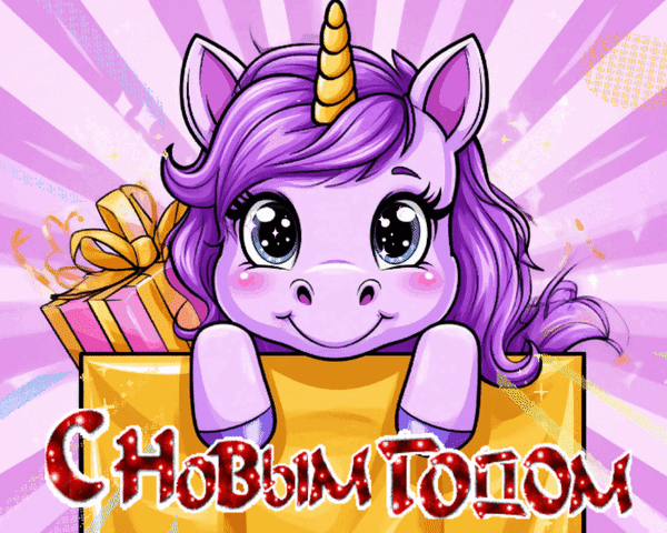 Анимированная открытка С Новым годом!