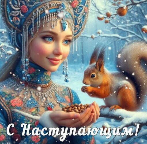 Открытка С наступающим