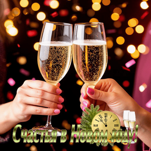 Анимированная открытка С Новым годом!