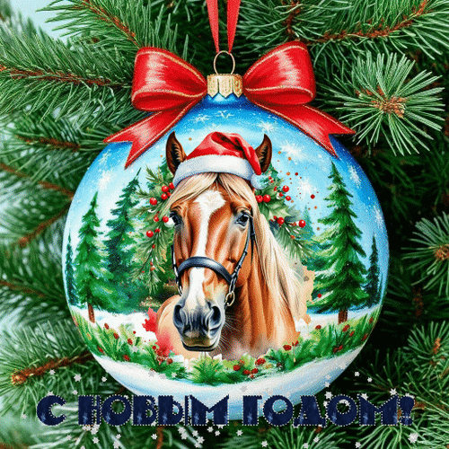 Анимированная открытка С Новым годом!